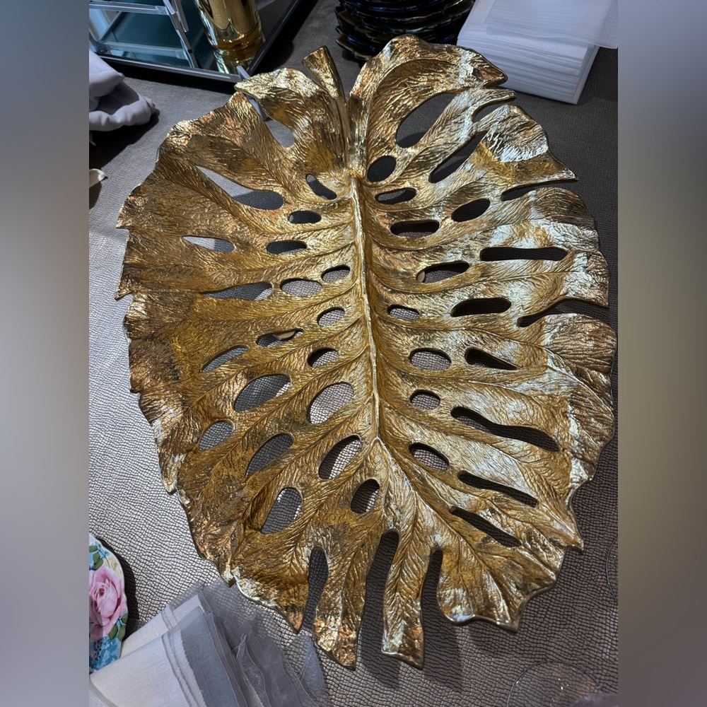 Michael Aram Gold Leaf Platter
